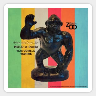 Mold-O-rama Wax Gorilla • Milwaukee County Zoo Sticker